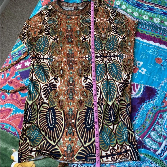 Fuzzi Jean Paul Gautier Dress Tunic Coverup belted M - Picture 6 of 8